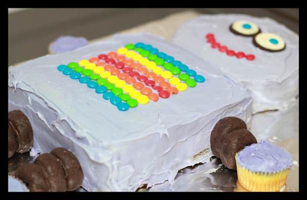robot cake
